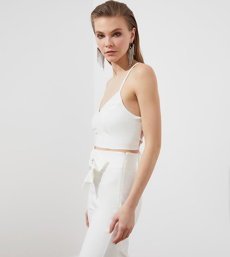 Strap Lace Bustier