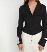 Cut Out Detailed Shirt