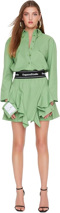 Mini Skater Regular fit Woven Dress