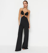 Cut-Out Detail Strappy Jumpsuit