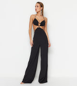 Cut-Out Detail Strappy Jumpsuit