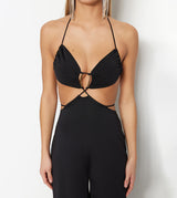 Cut-Out Detail Strappy Jumpsuit