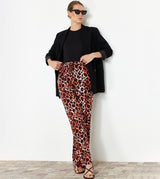 Patterned Straight Fit Trousers