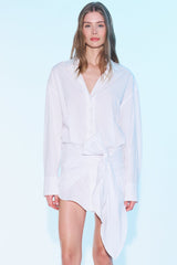 Tyra Tie -Up Mini Dress