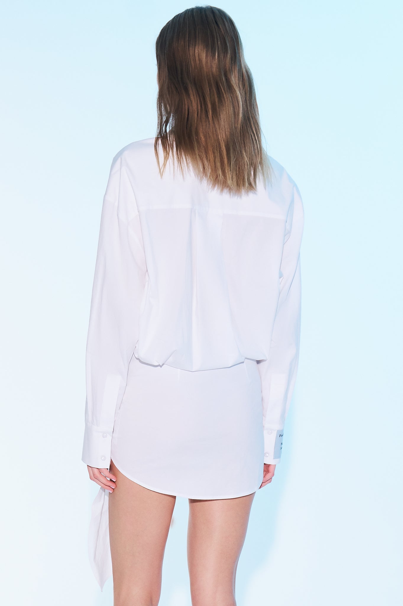 Tyra Tie -Up Mini Dress