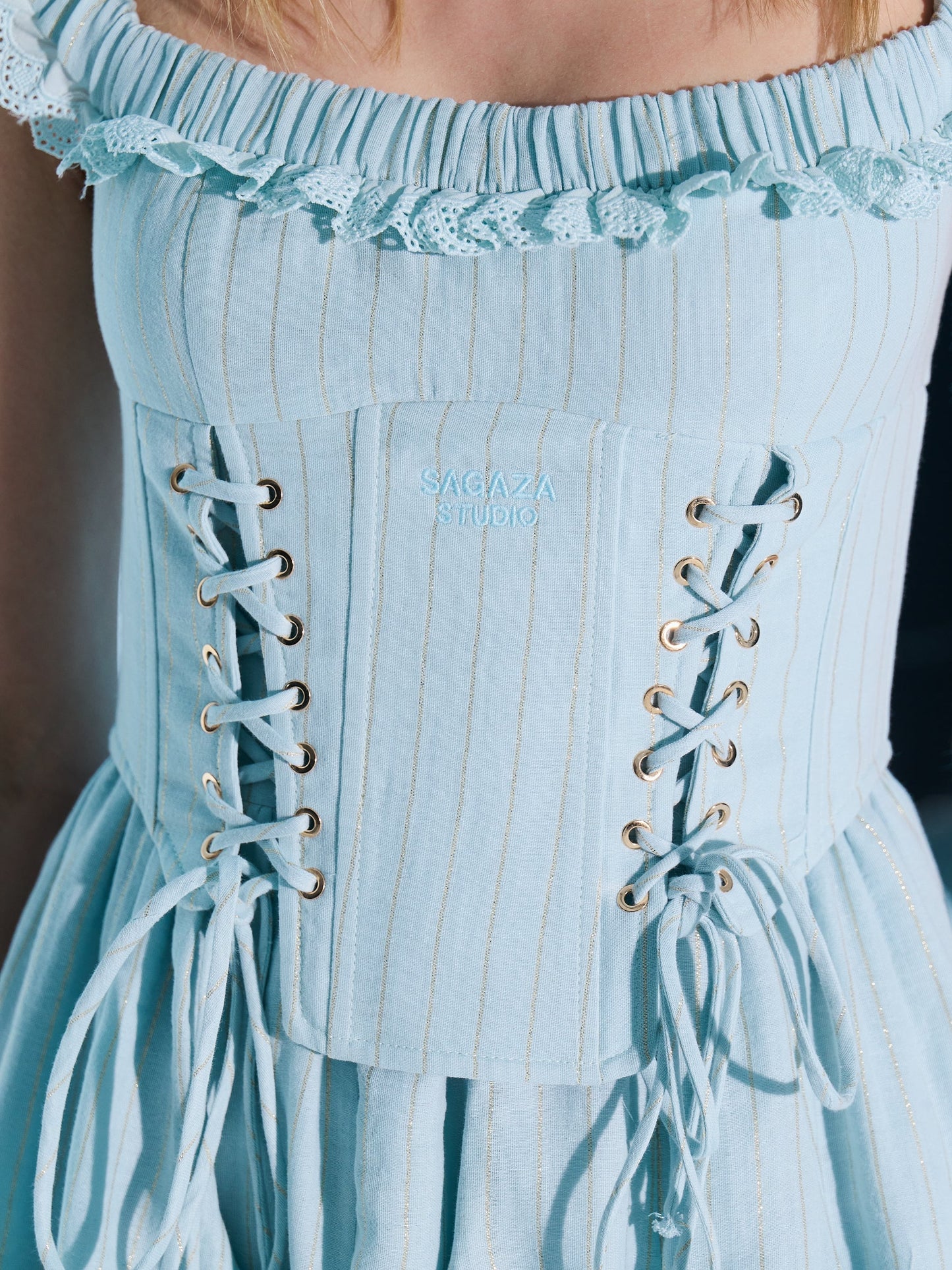 Sasha Corset Detail Mini Dress