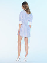 Hand-Cut Corset Detail Mini Dress