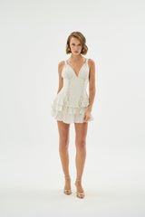 Corset Detail Mini Dress