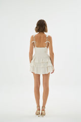 Corset Detail Mini Dress