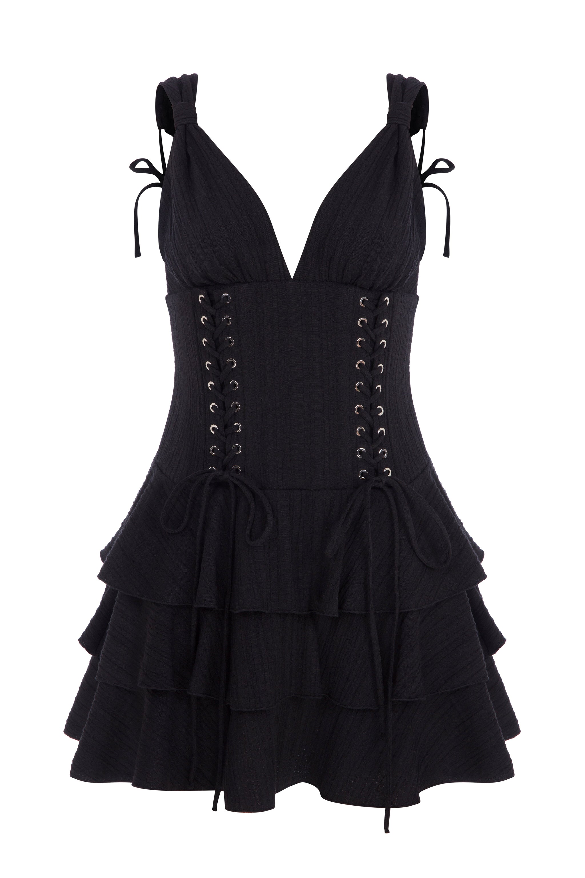 Corset Detail Mini Dress