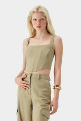 Back Lace-Up Bustier