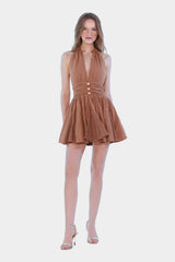 Lambada Halk-Tie Mini Dress