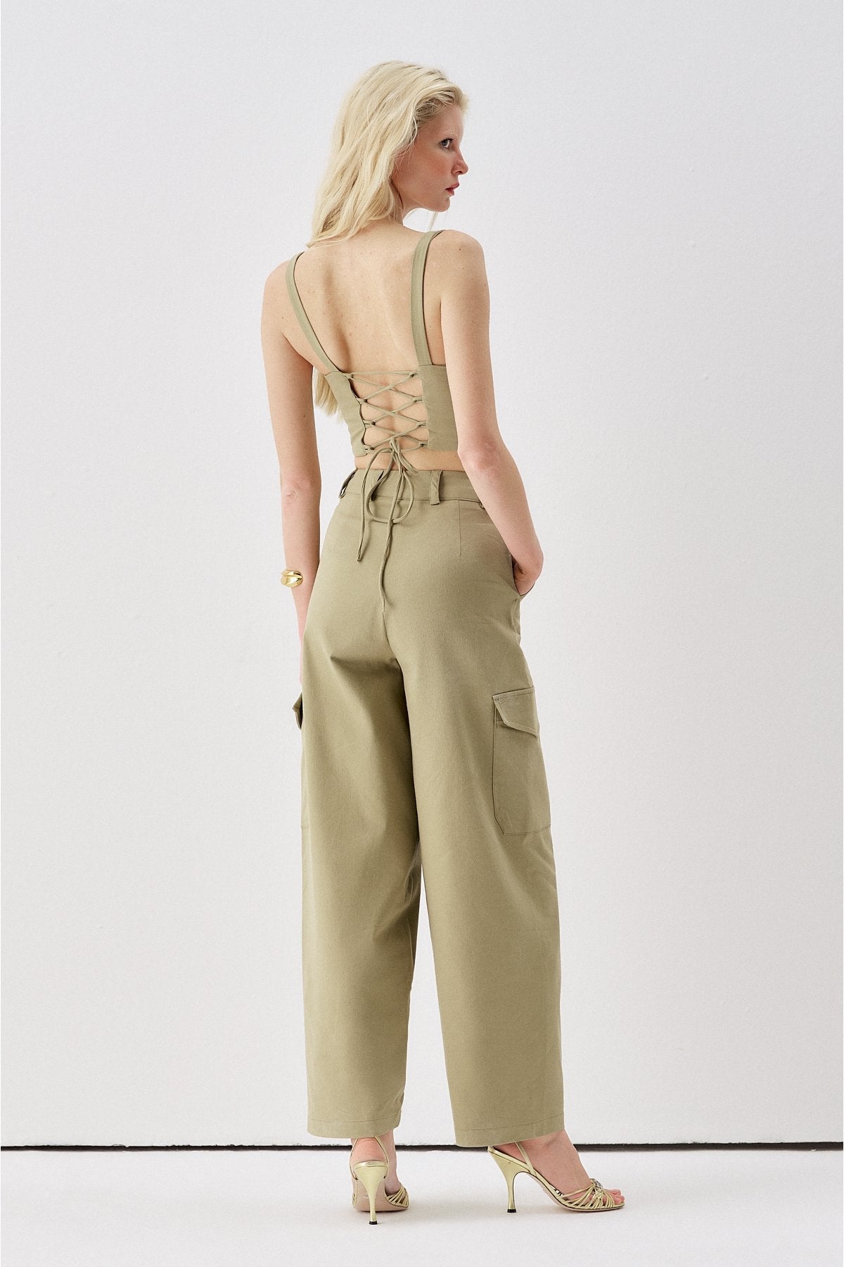 Back Lace-Up Bustier