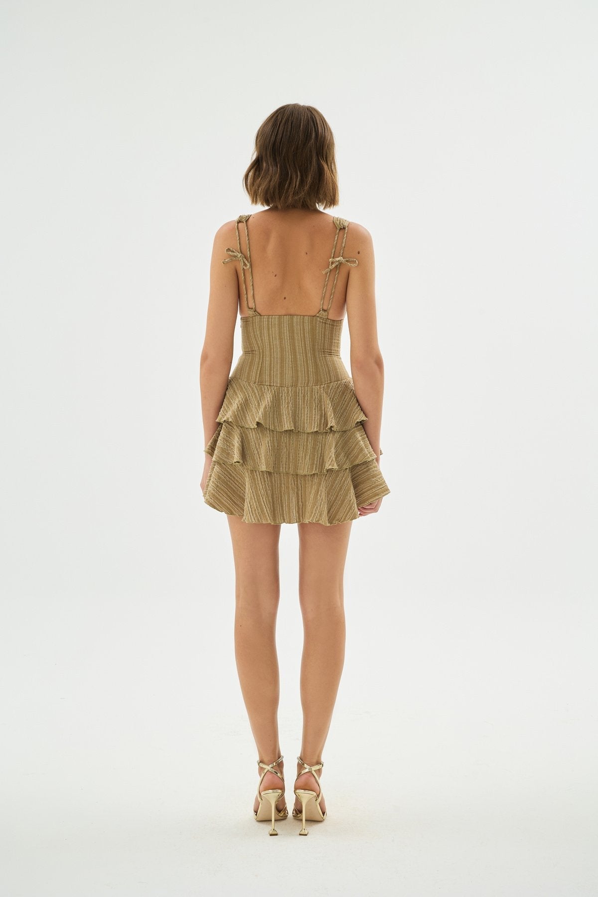 Corset Detail Mini Dress