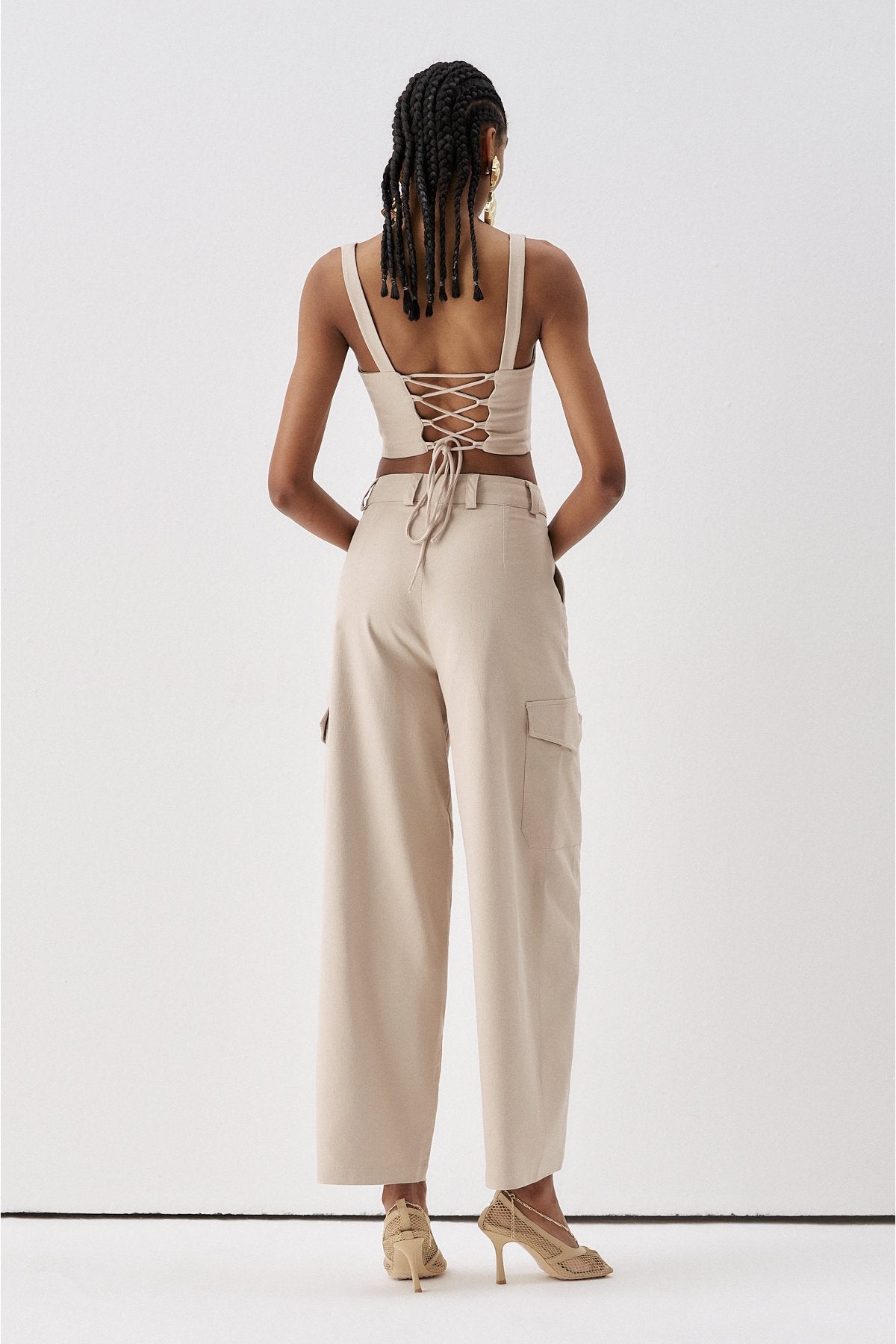 Back Lace-Up Bustier