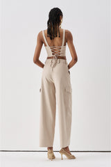 Back Lace-Up Bustier